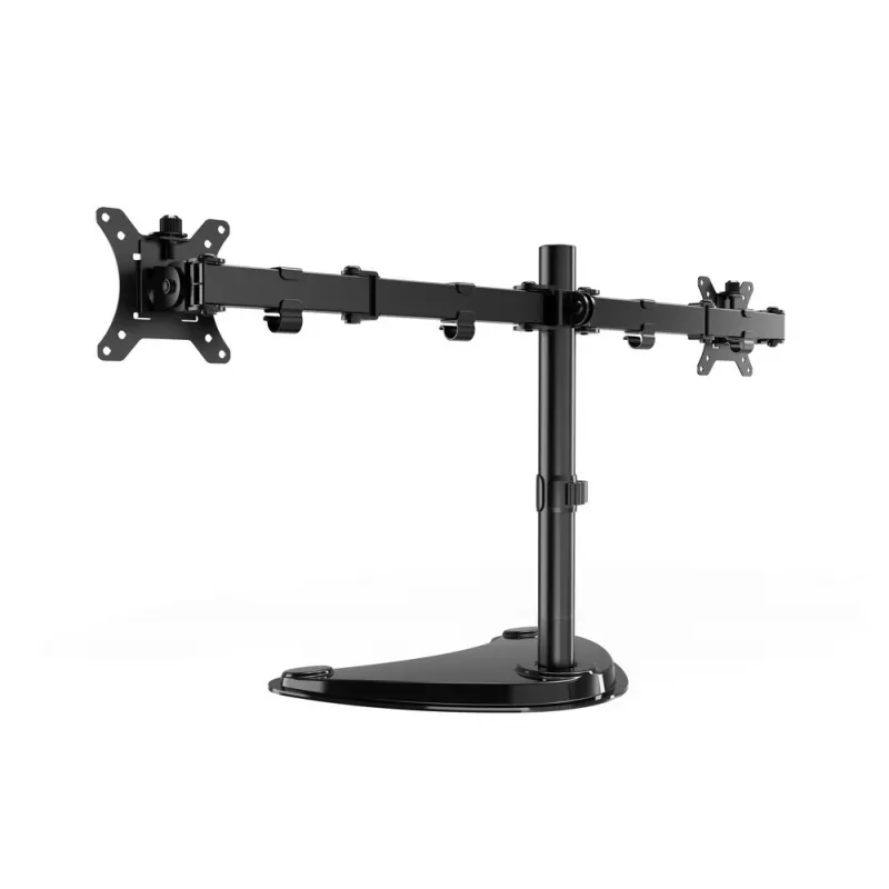 Gembird MS-D2ST-02 Monitor-Tischständer (drehen, neigen, schwenken), 13”-32”, schwarz
