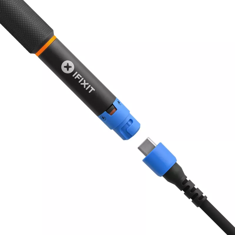 Fixhub Power Series Smart-Lötkolben (Schwarz/Blau, 100 Watt, USB-C)