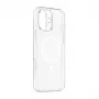 Baseus iP16 Transparent TouchButton Magnetic Handyhülle — transparente Schutzhülle mit Touch-Taste und Magnetbefestigung