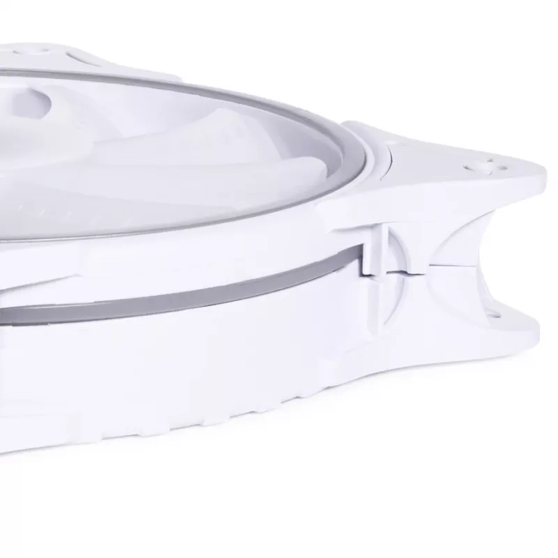 Alphacool Rise Aurora 120mm ARGB-Gehäuselüfter - Weiß