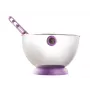 Rührschüssel- und Schneebesen-Set ViceVersa Kogel Mogel Violett – Arbeitsplattenschüssel mit passendem Schneebesen, Modell 16242