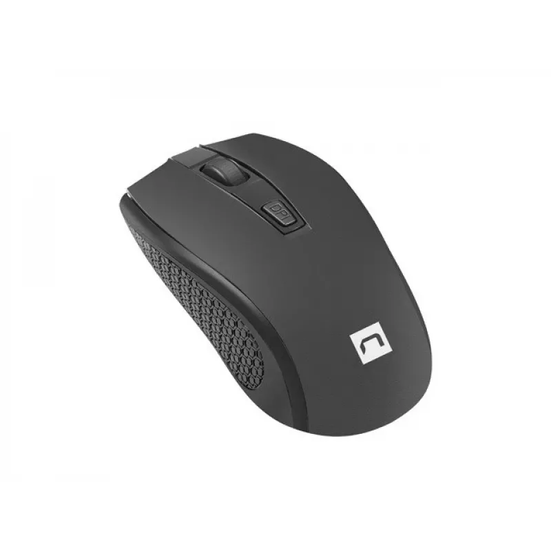 Kabelgebundenes USB-Tastatur- und Maus-Set NATEC SQUID — QWERTY US International, 105 Tasten, Schwarz, 1600 DPI Maus