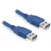 USB-Kabel DeLOCK USB 3.0-A Stecker/Stecker – 1 m
