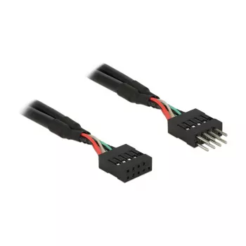Kabel DeLOCK 0,1m 2xUSB2.0 10p