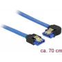 SATA-Kabel DeLOCK 84986 0,7 m SATA 7-polig Schwarz Blau