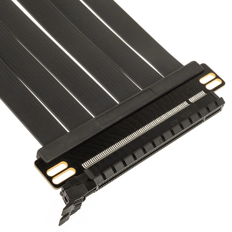 Kolink PCI Express 5.0 x16 zu x16 Riser-Kabel, 180 Grad, schwarz – 30 cm