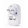 USB-Ladegerät mit Durchgangssteckdose/EG-ACU2-02 Gembird