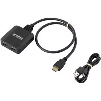 SpeaKa Professional SP-HDMIS-300 2-Port-HDMI-Splitter Ultra-HD-fähig 7680 x 4320 Pixel (SP-13457064)