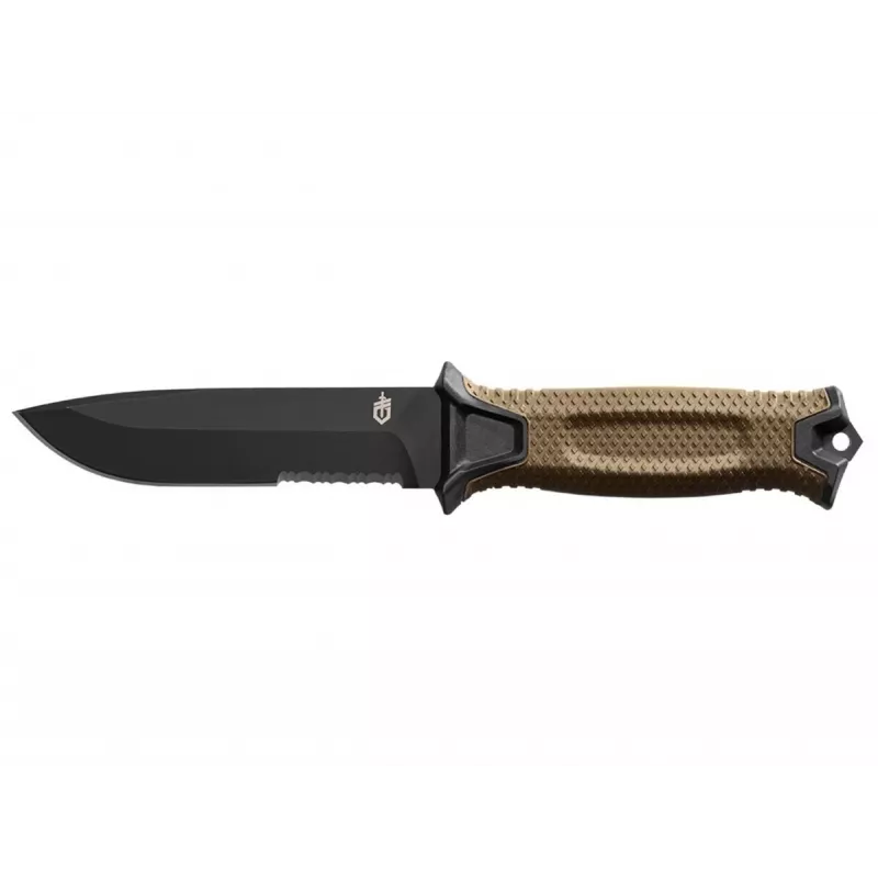 Überlebensmesser GERBER Strongarm Fixed Serrated Coyote