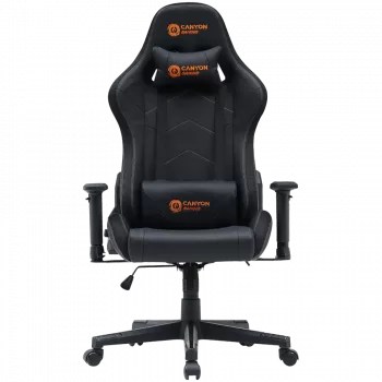 Gaming-Stuhl CANYON Irida RGBCH03 RGB Schwarz ergonomisches Design, verstellbare Armlehnen, neigbare Rückenlehne