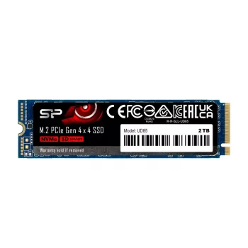 M.2 SSD Silicon Power 250 GB PCIe 4.0 NVMe UD85 — 2280, Lesen 3300 MB/s, Schreiben 1300 MB/s
