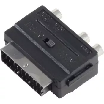 Kabel-Adapter SCART auf 3xRCA ShiverPeaks BS94034
