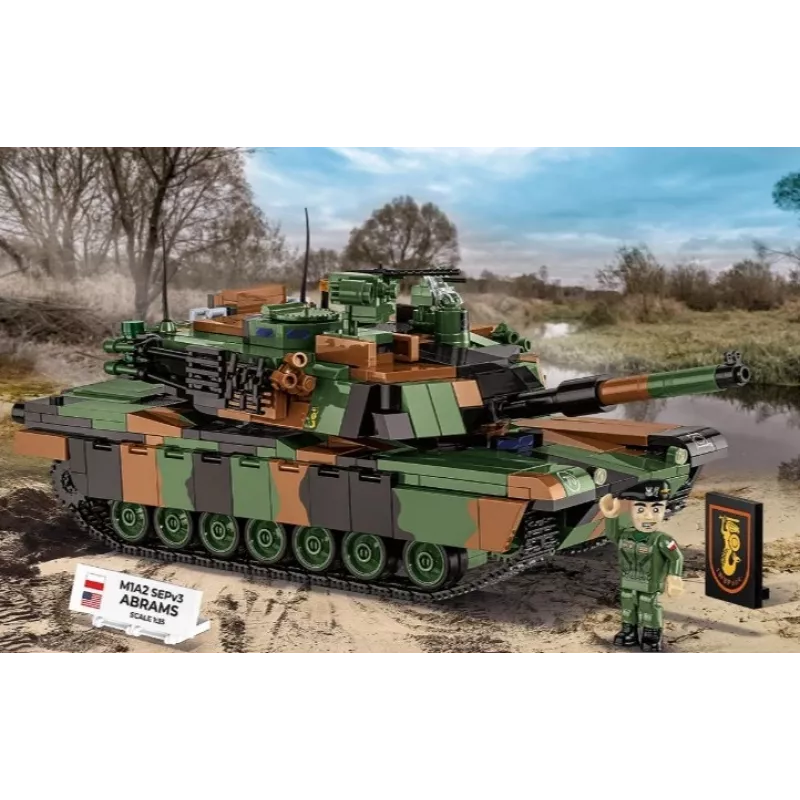 Konstruktionsset Cobi M1A2 SEPV3 Abrams Modell mit 1.065 Bausteinen