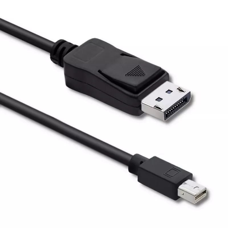 DisplayPort-Kabel Qoltec 50434 1,8 m Mini DisplayPort Schwarz