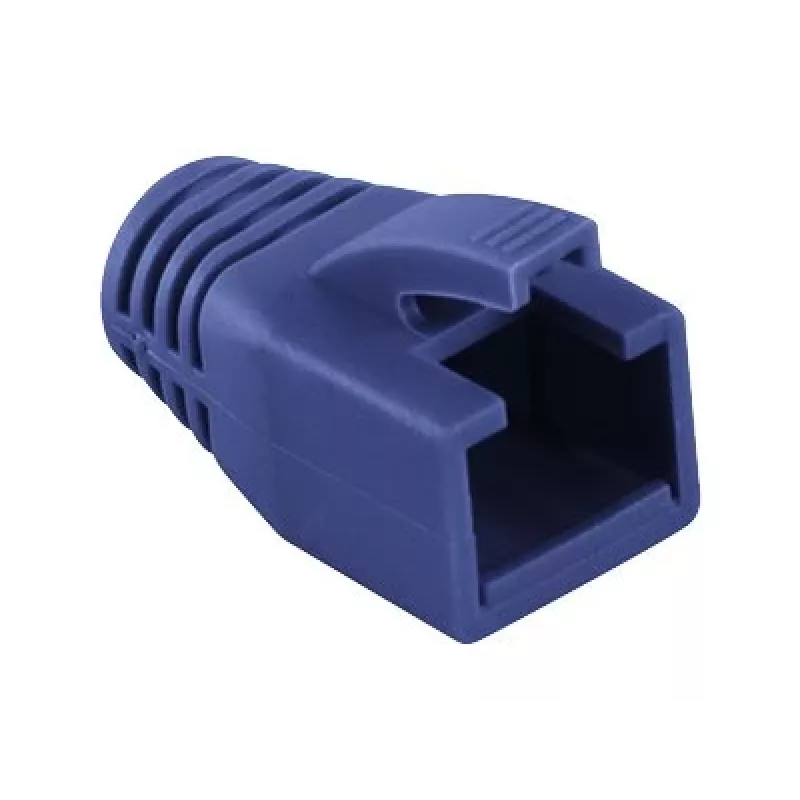 Logilink | RJ45-Stecker-Zugentlastungstülle, 8,0 mm (50 Stk.) | MP0035B | Blau