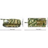 Konstruktionsset Cobi Panzerhaubitze Hummel 1118 Teile Modellbausatz