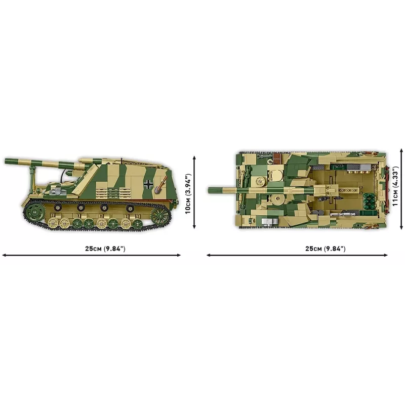 Konstruktionsset Cobi Panzerhaubitze Hummel 1118 Teile Modellbausatz