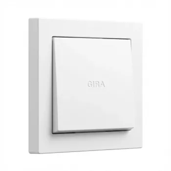 Wippe Gira System 55 Reinweiß 329603 für Modularrahmen