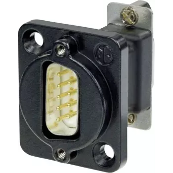 Neutrik NADB9MF-B Kabeladapter VGA Schwarz - Edelstahl (NADB9MF-B)