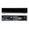 SilverStone MILO ML03 - Desktop - Mikro-ATX - ohne Netzteil (ATX / PS/2) - Schwarz - USB/Audio (SST-ML03B-R)