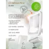 Badspiegel Camry CR 2169 LED 16,3 cm Weiß — beleuchteter Wandspiegel