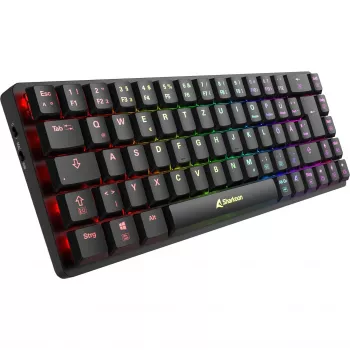 Sharkoon PureWriter W65 Tastatur Gaming RF Wireless QWERTZ Deutsch Schwarz