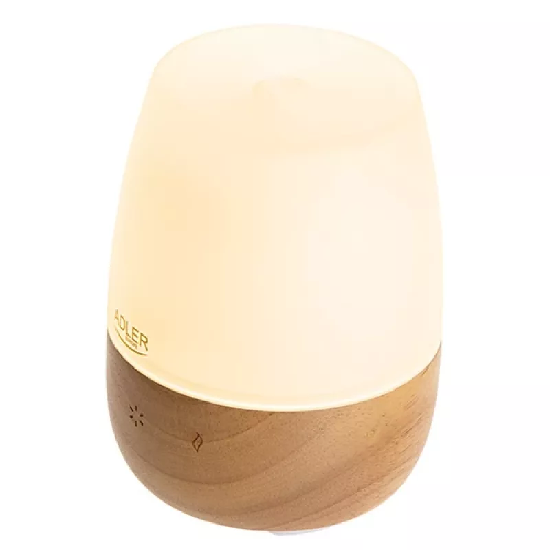 Aroma-Diffusor Adler AD 7967 — Ultraschall, für Räume bis 25 m², braun/weiß