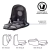 Backpack XDDESIGN P705.291 Anthracite — 18 L, Notebook- und Tablet-Fächer, abschließbarer Hauptreißverschluss