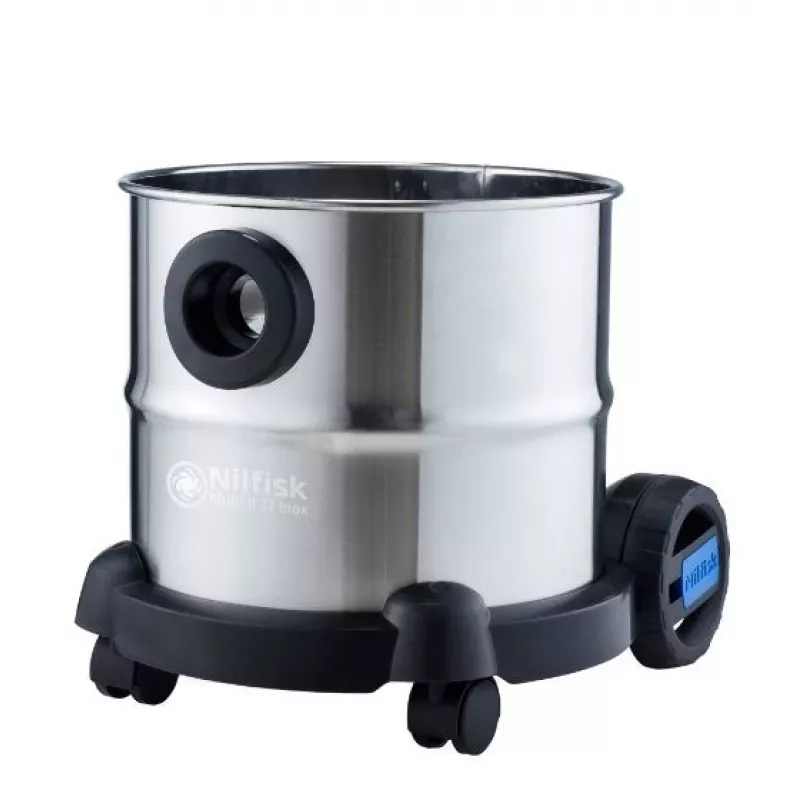 Nilfisk MULTI II 22 Edelstahl-Behälter Staubsauger Nass- & Trockensauger 1200 W Staubbeutel