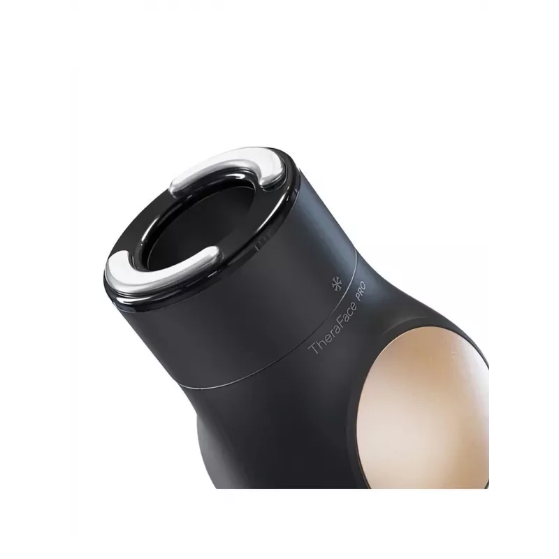 Gesichtsmassagegerät Therabody Theraface Hot & Cold Rings FG Schwarz — 67 mm, kabellos, 2 Programme, OLED-Display