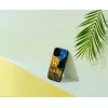 Schutzhülle iKins für Apple iPhone 12 / 12 Pro – schwarz, Design Café Terrace