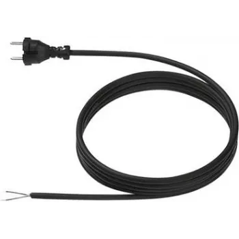 Netzkabel Bachmann 248.175, schwarz, 3 m, 250 V / 16 A