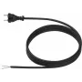 Netzkabel Bachmann 248.175, schwarz, 3 m, 250 V / 16 A
