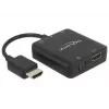 Audio Converter DeLOCK 62784 Schwarz