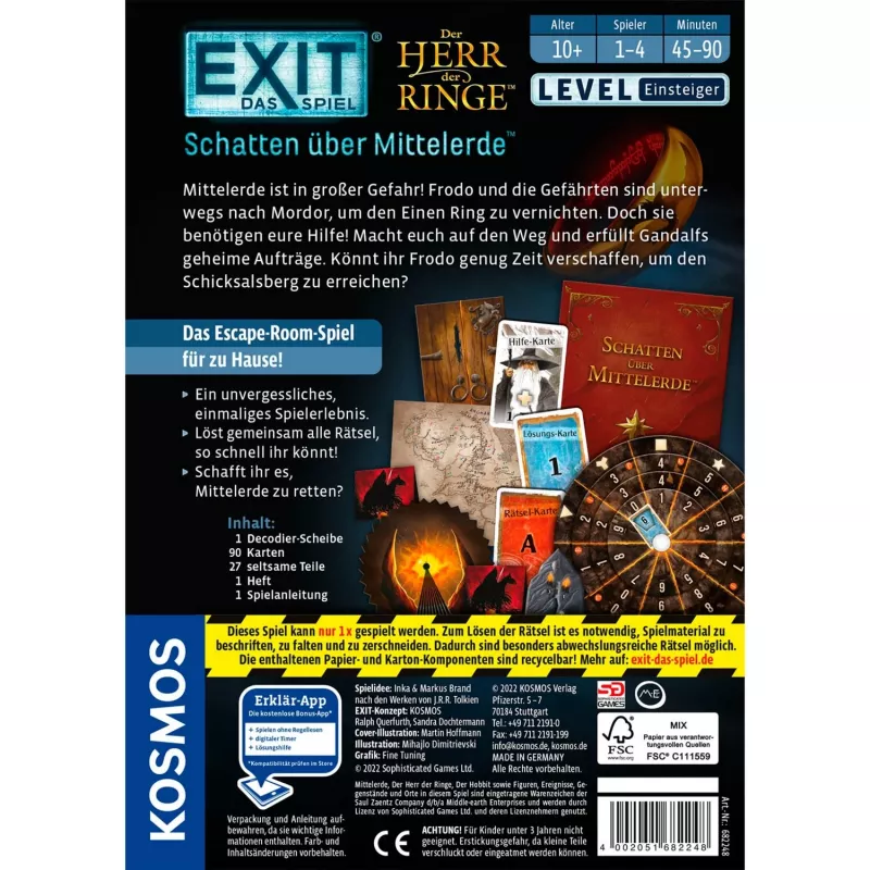 Kosmos EXIT Kartenspiel Reise/Abenteuer