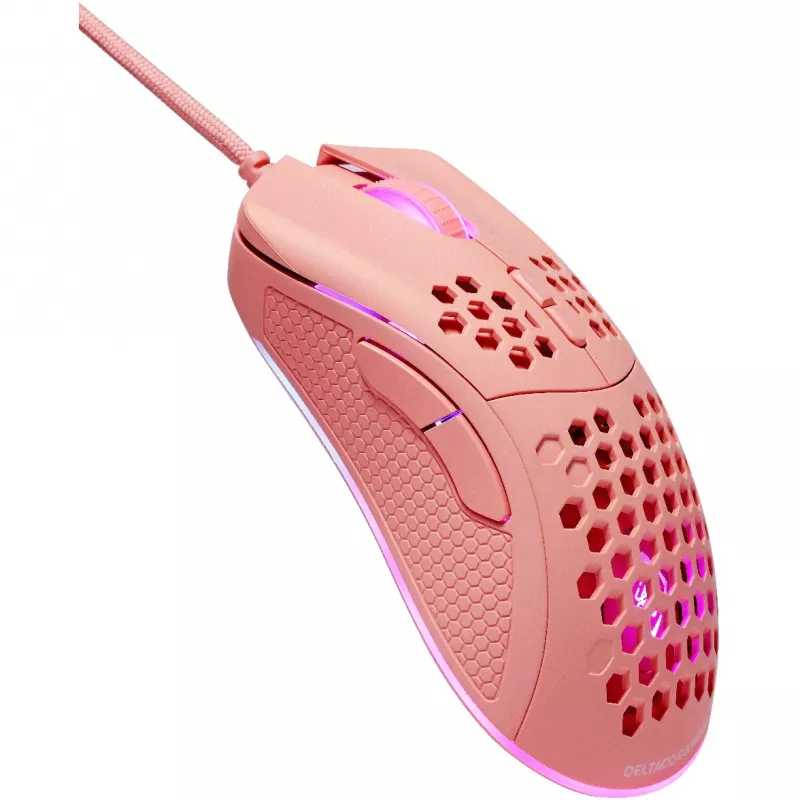 Deltaco Leichte Gaming-Maus, RGB (GAM-108-P)