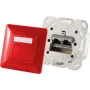 Netzwerkdose 2x RJ-45 ShiverPeaks 74280-R Cat6a 500 MHz rot Metall matt