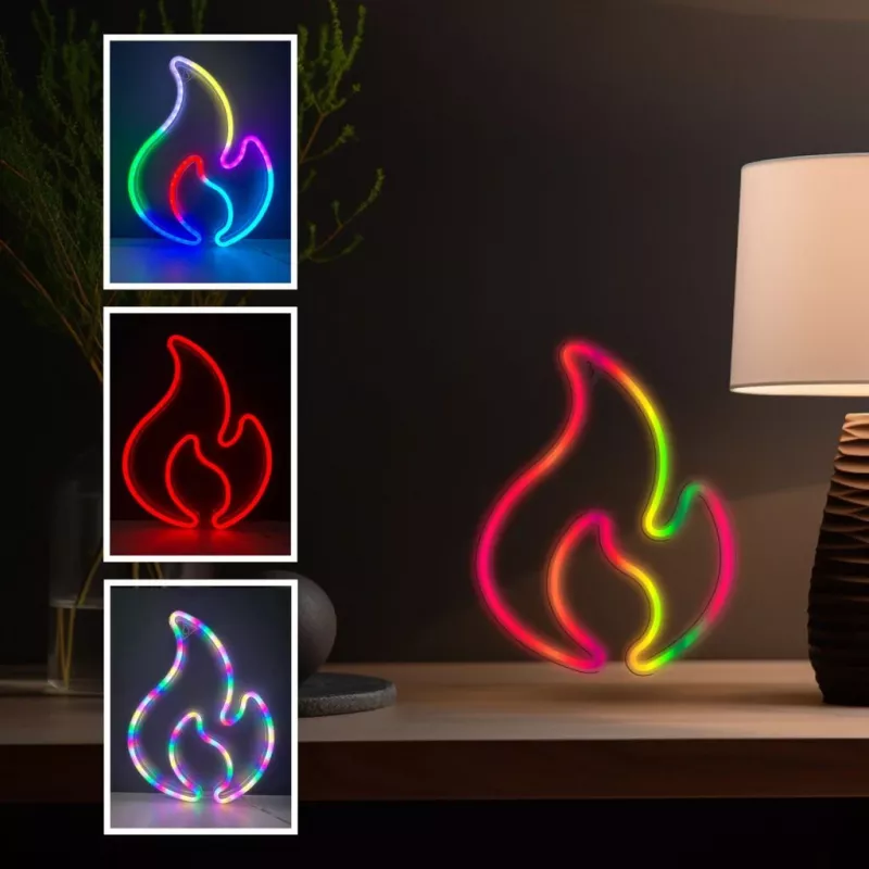 Dekorative Neonleuchte MANTA SNL58RGB — RGB-Farbwechsel-LED-Streifen, Modell SNL58RGB