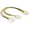 Internes Stromkabel DeLOCK 85453 0,3m 8-Pin EPS12V Male