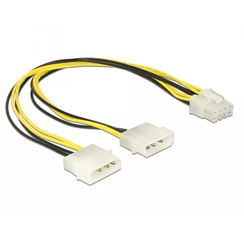Internes Stromkabel DeLOCK 85453 0,3m 8-Pin EPS12V Male