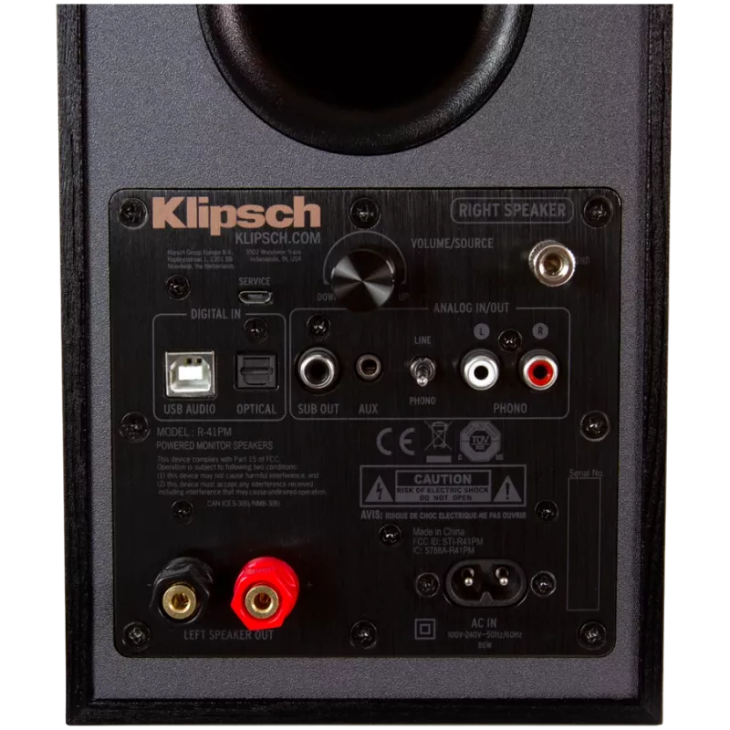 Klipsch R-41PM Lautsprecher Schwarz Kupfer 70W Kabelgebunden Kabellos