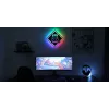 LED-Neon-Schild MANTA MASNL132RGB Style Neon Lights GAMER ZONE, RGB-beleuchtete Wanddekoration