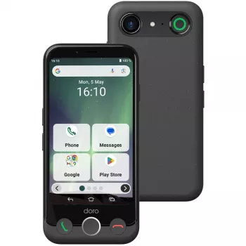 Smartphone Doro Aurora A10 4.5 Zoll 4 GB 64 GB Schwarz