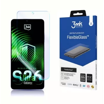 Displayschutzglas 3MK FlexibleGlass für Samsung Galaxy S26 Ultra – hybrider flexibler Hartglasschutz