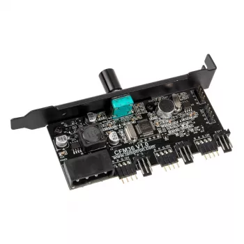 Lamptron CFM36 Lüfter- und RGB-LED-Controller für PCI-Slot, schwarz