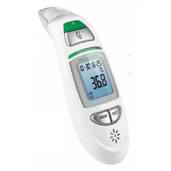 Kontaktthermometer Medisana TM 750 — digitales Kontaktthermometer, Speicher 30, Bereich 0–100 °C, °C/°F, LCD, weiß