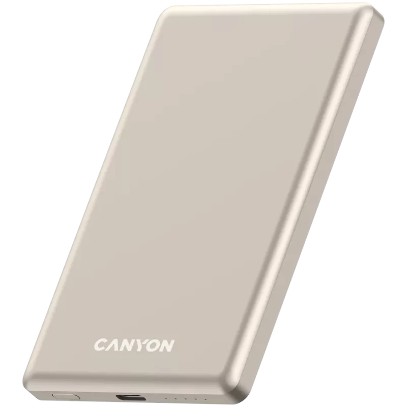 Canyon OnPower 505 - Powerbank - 5.000 mAh - in USB-C - out USB-C PD 20W + Wireless Magnet 1