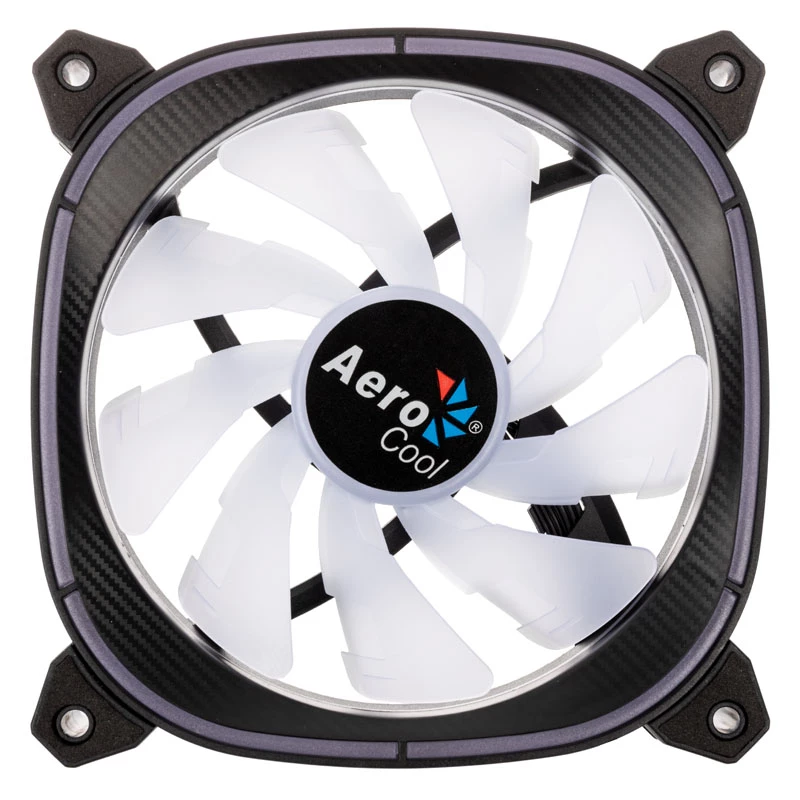AEROCOOL 120mm Astro 12F ARGB LED Gehäuselüfter — 120mm, ARGB-Beleuchtung, 3-Pin-Stromanschluss