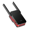 Wi‑Fi Signalverstärker Cudy RE3000 2400–5000 MHz, 802.11ax/ac/n/g/b/a, Ethernet 100 Mbps, externe Antenne, schwarz/rot