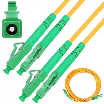 Patchcord Extralink LC/APC–LC/APC Singlemode Duplex 9/125 µm G.657.A1, 2 m